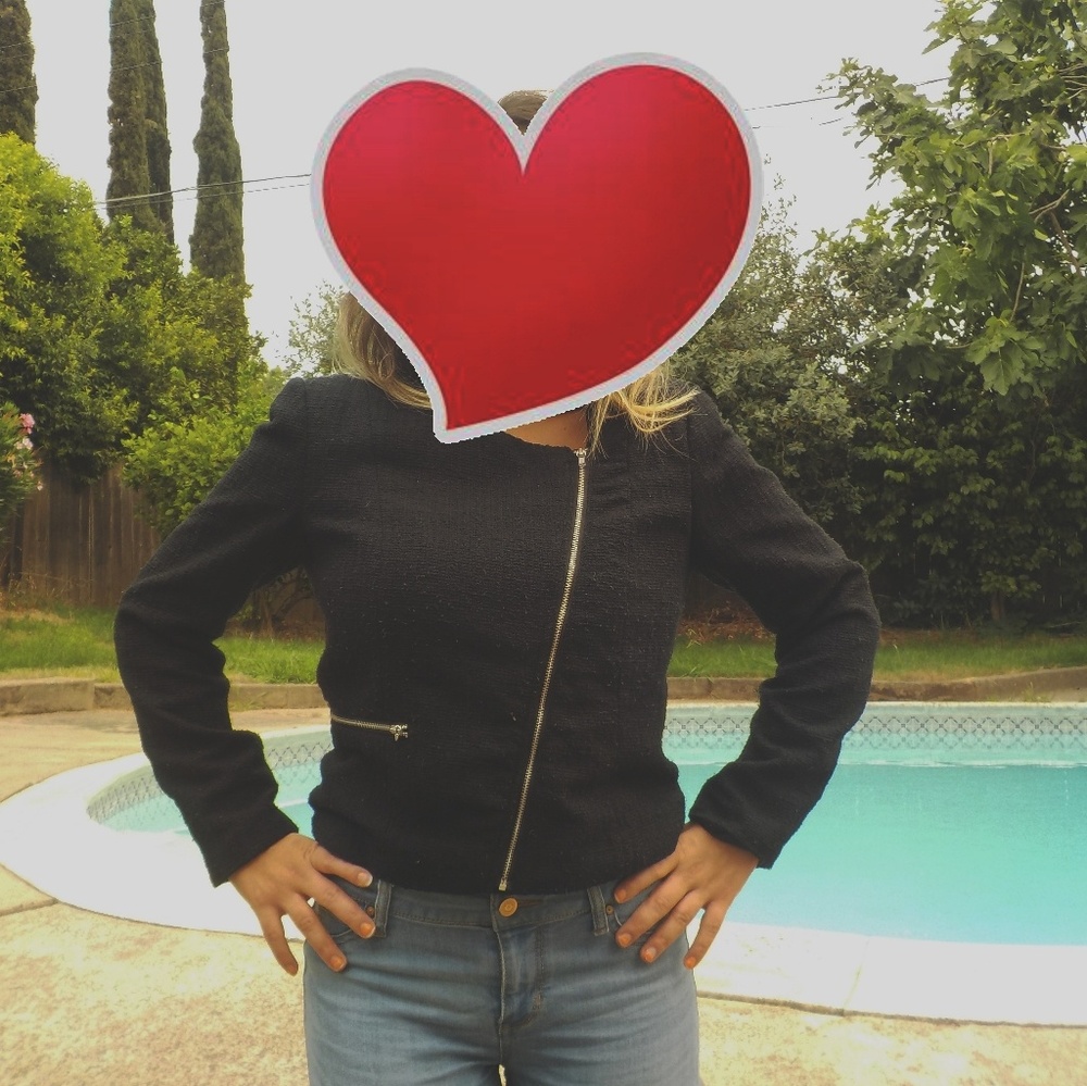 H$M Horizontal Zipper Jacket